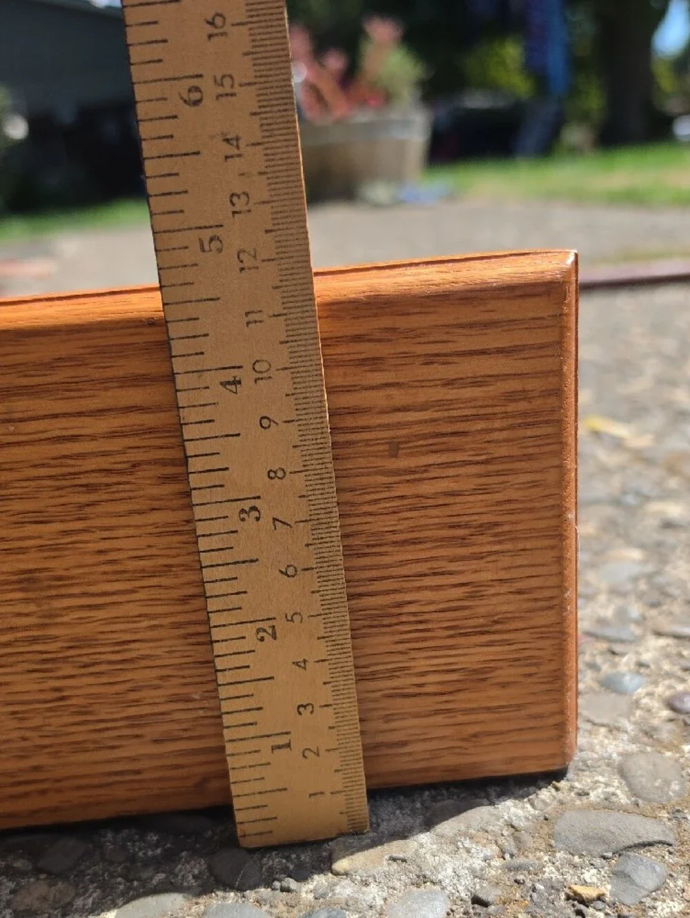 Antique Wood Wall Shelf